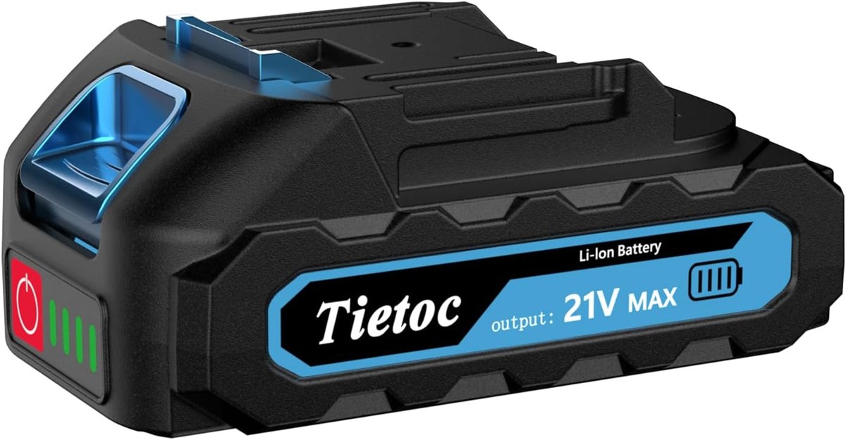 Tietoc 21V 2000mAh Mini Chainsaw Battery