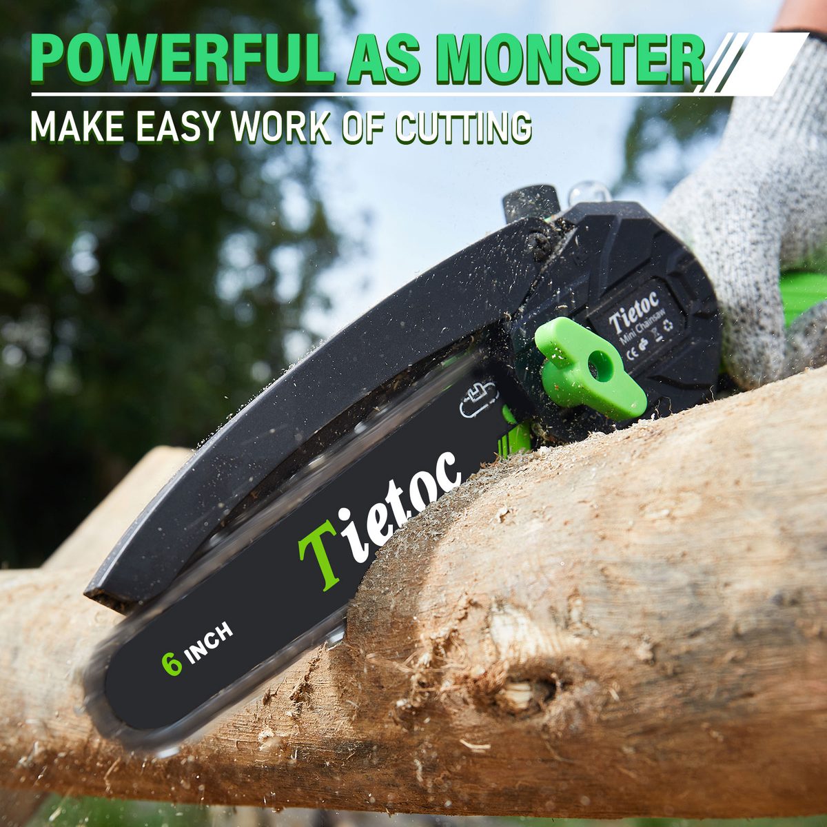 Tietoc mini chainsaw, powerful as a monster